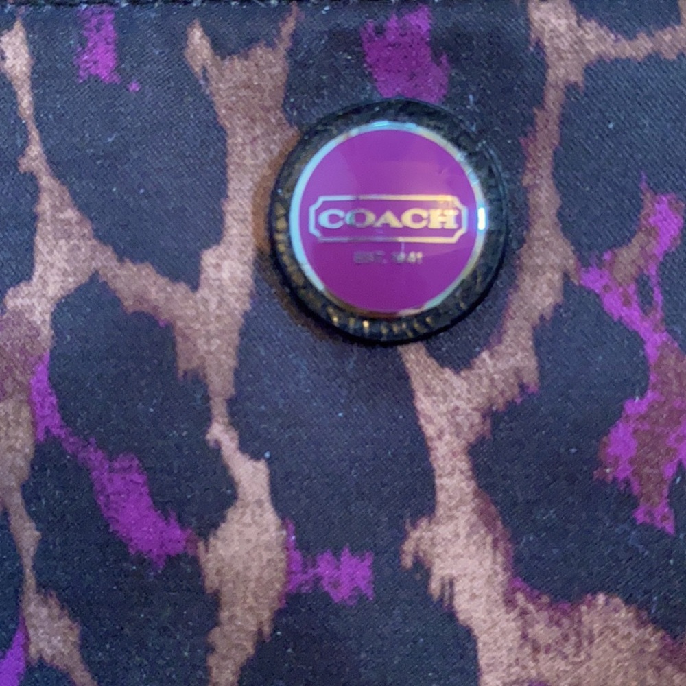 NWOT Coach Leopard Print Wristlet - Picture 2 of 4